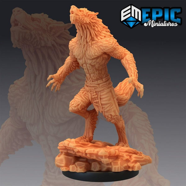 Werewolf 3D-printed model
