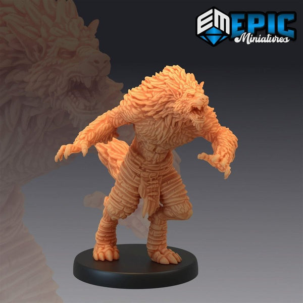 Werewolf 3D-printed model