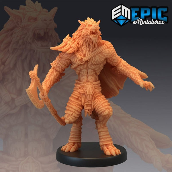 Werewolf 3D-printed model