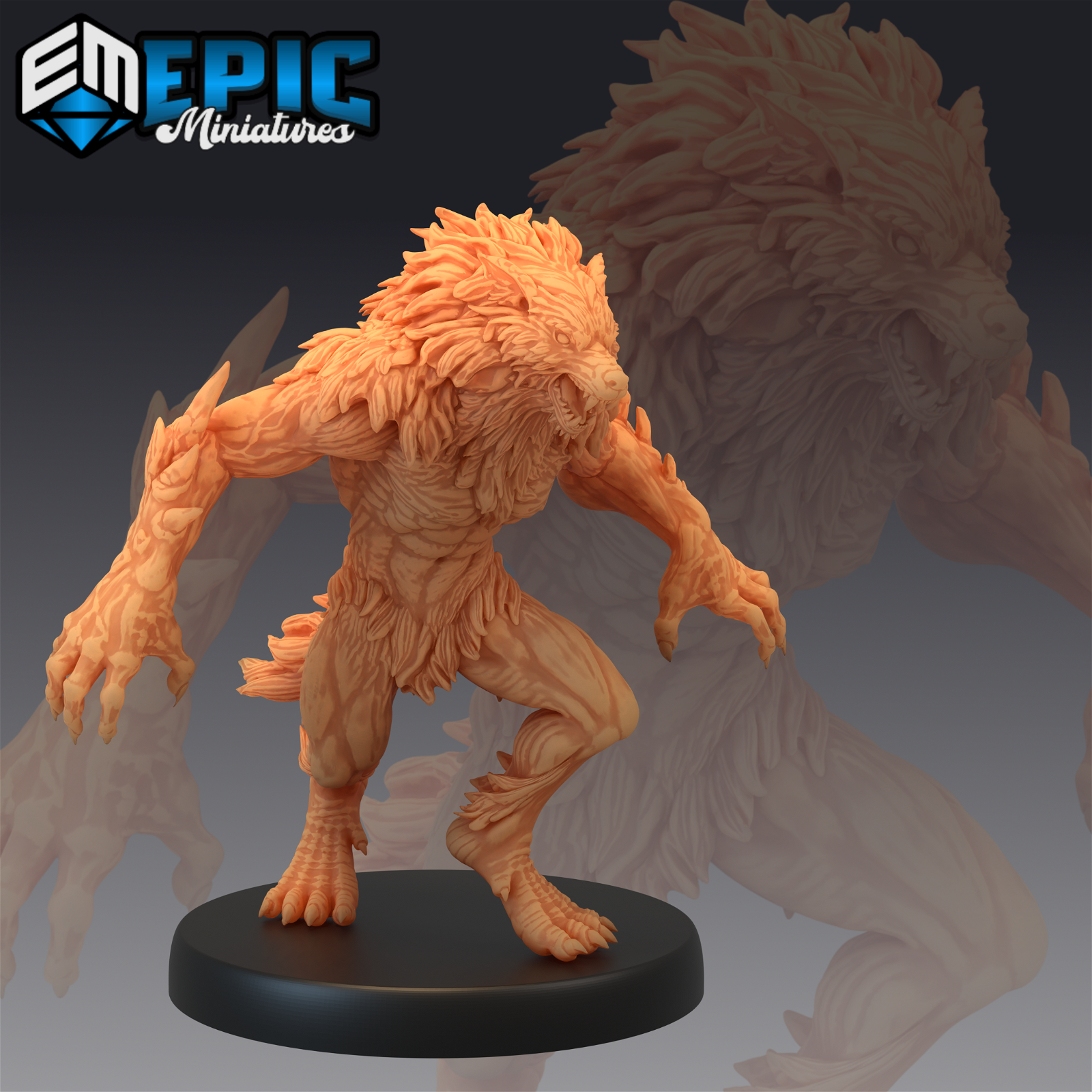 Werewolf Brute - The Printable Dragon