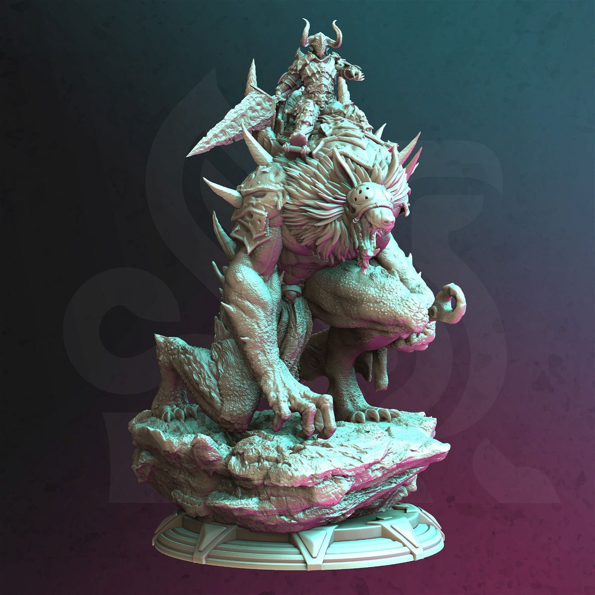 Werewolf Rider Morian - The Printable Dragon