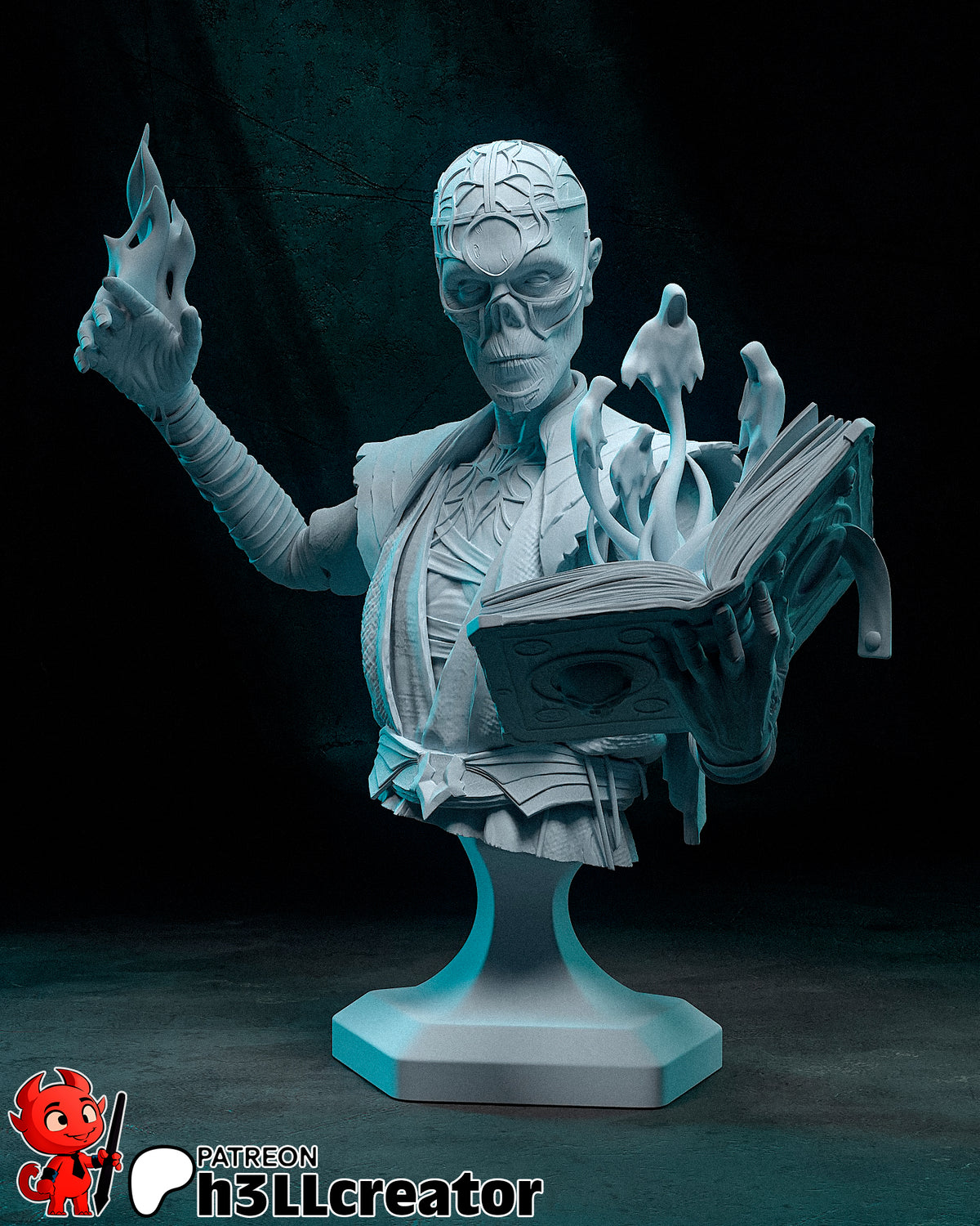 Withers Bust 3D-printed model