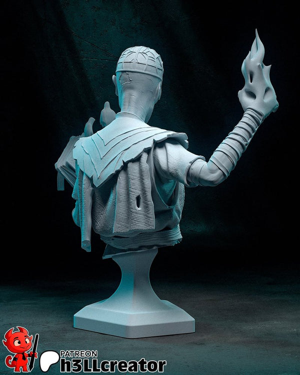 Withers Bust 3D-printed model