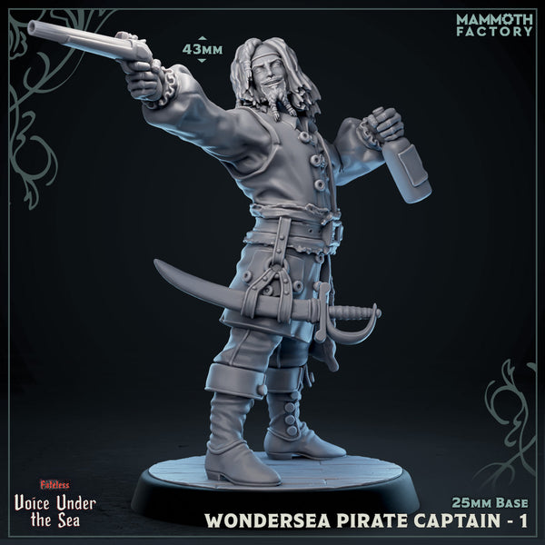 Wondersea Pirates 3D-printed model