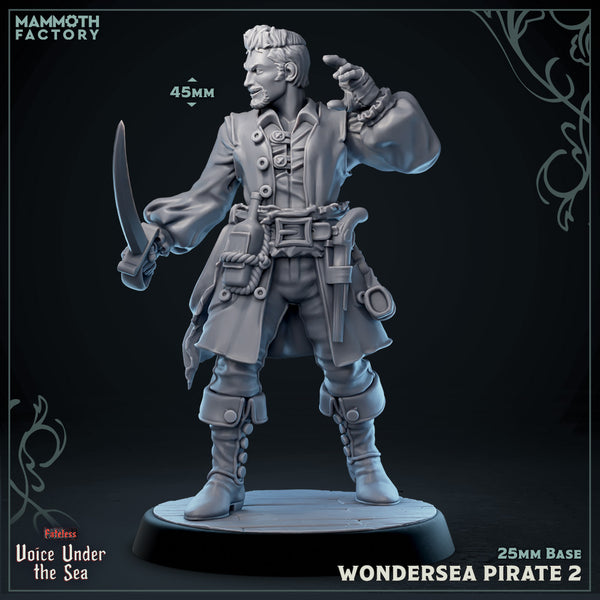 Wondersea Pirates 3D-printed model