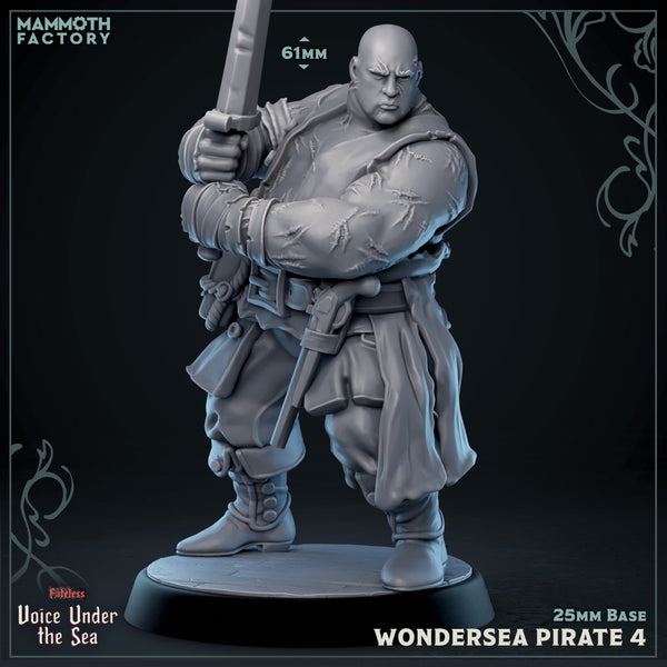 Wondersea Pirates 3D-printed model
