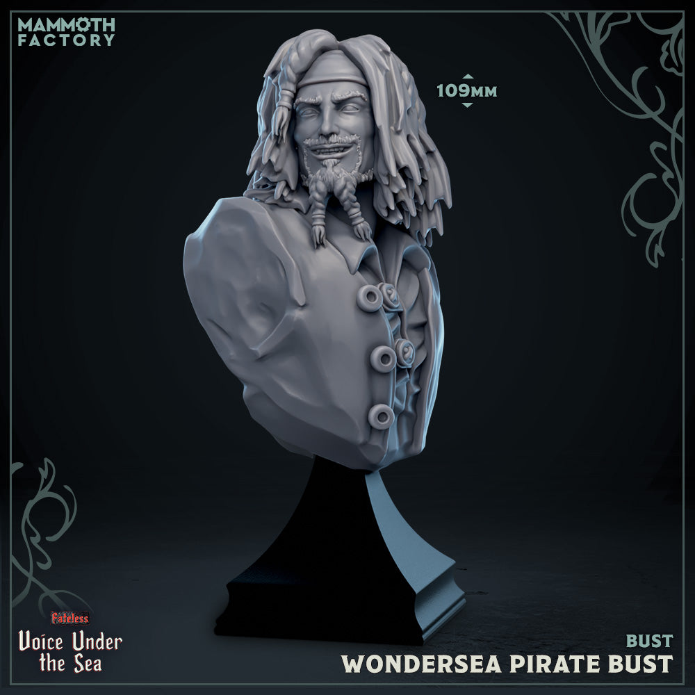 Wondersea Pirate BUST 3D-printed model