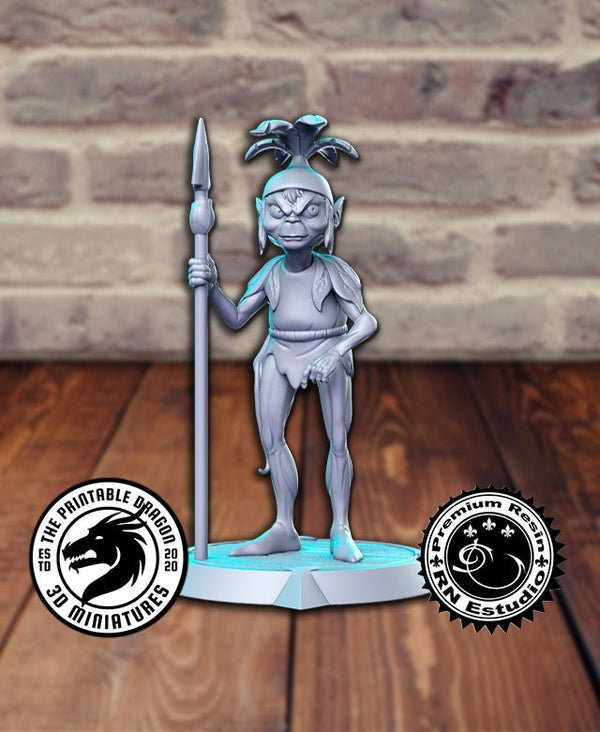 Wood Elf 3D-printed model