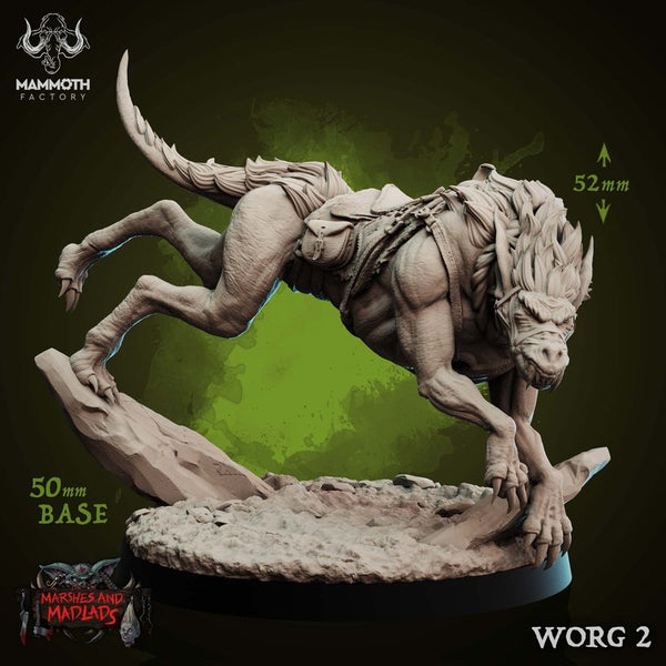Worg 3D-printed model