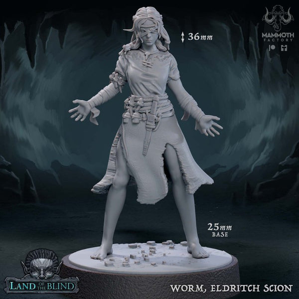 Worm, Eldritch Scion 3D-printed model