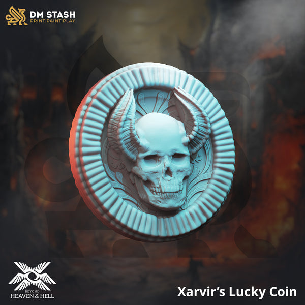 Xarvir's Lucky Coin 3D-printed model