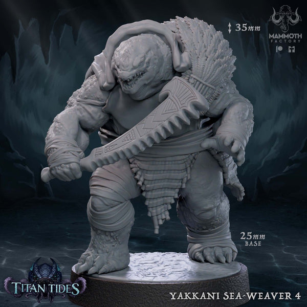 Yakkani Sea-Weaver 3D-printed model
