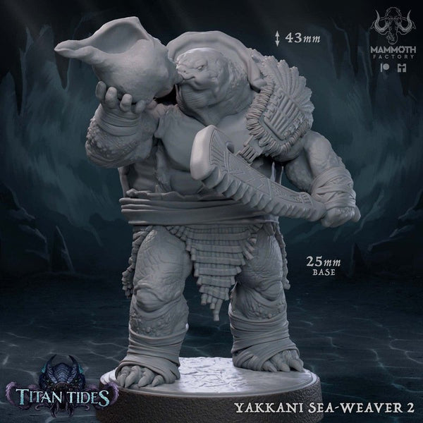 Yakkani Sea-Weaver 3D-printed model
