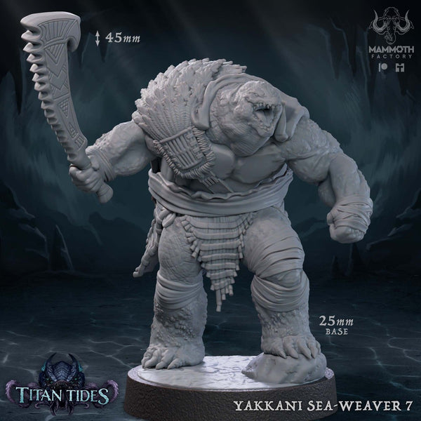 Yakkani Sea-Weaver 3D-printed model