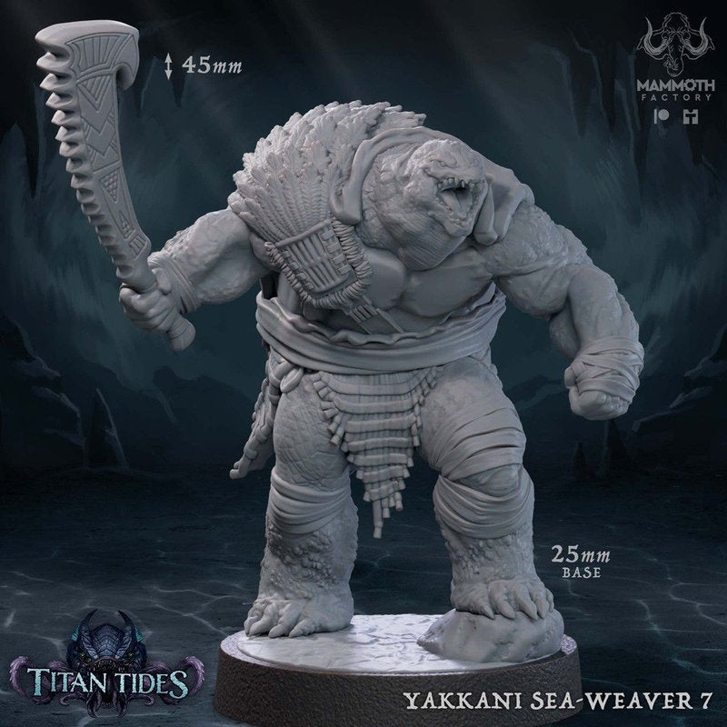 Yakkani Sea-Weaver 3D-printed model