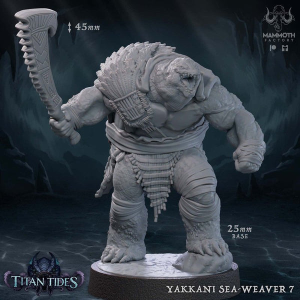 Yakkani Sea-Weaver 3D-printed model
