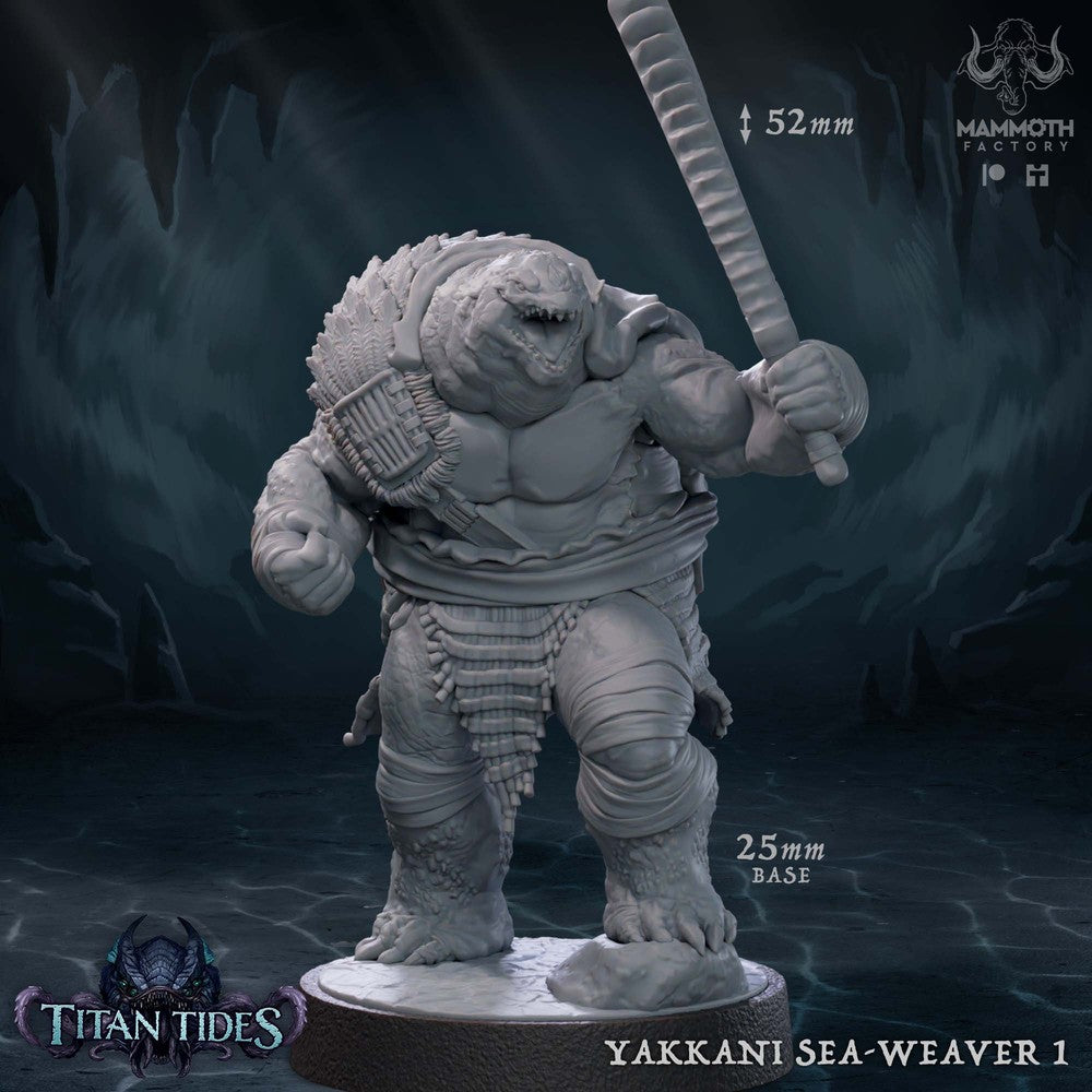 Yakkani Sea-Weaver 3D-printed model