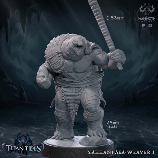 Yakkani Sea-Weaver 3D-printed model