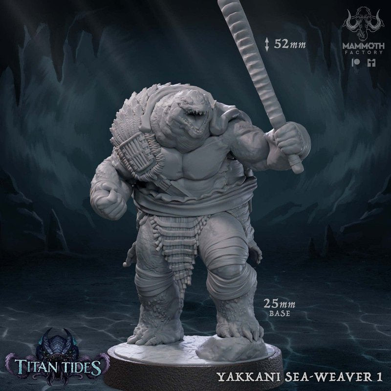 Yakkani Sea-Weaver 3D-printed model