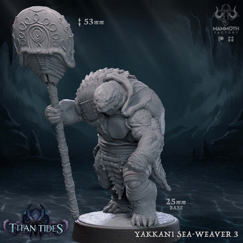 Yakkani Sea-Weaver 3D-printed model