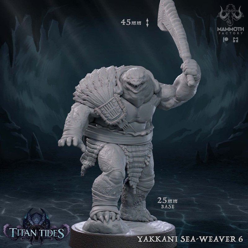 Yakkani Sea-Weaver 3D-printed model