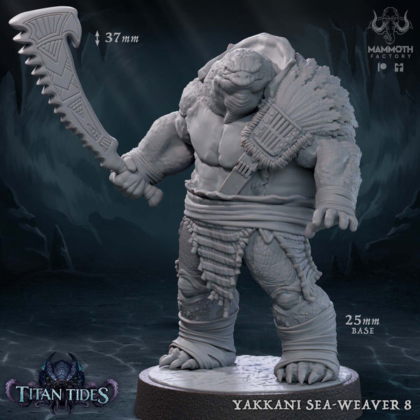 Yakkani Sea-Weaver 3D-printed model