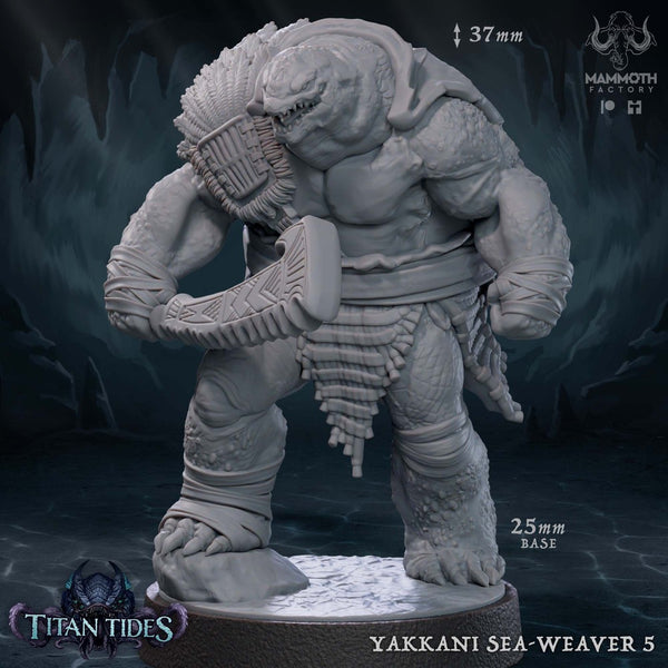 Yakkani Sea-Weaver 3D-printed model