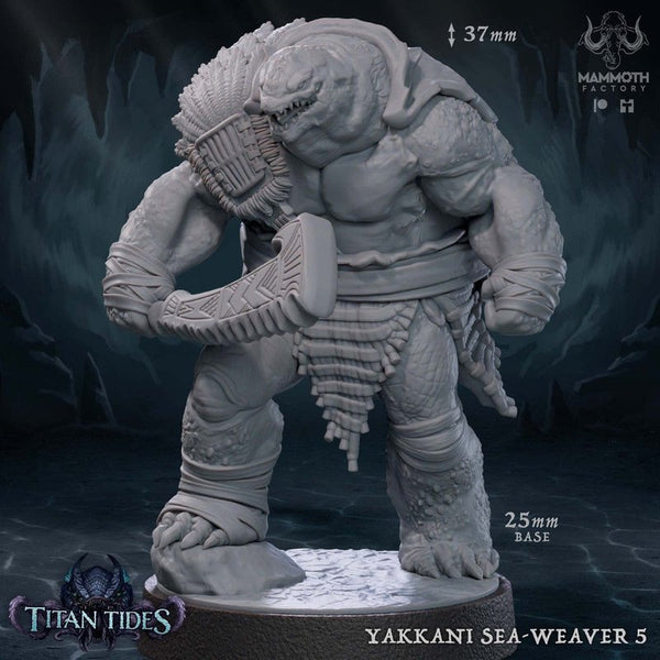 Yakkani Sea-Weaver 3D-printed model