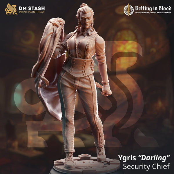 Ygris “Darling” Skullsplitter - Security Chief 3D-printed model