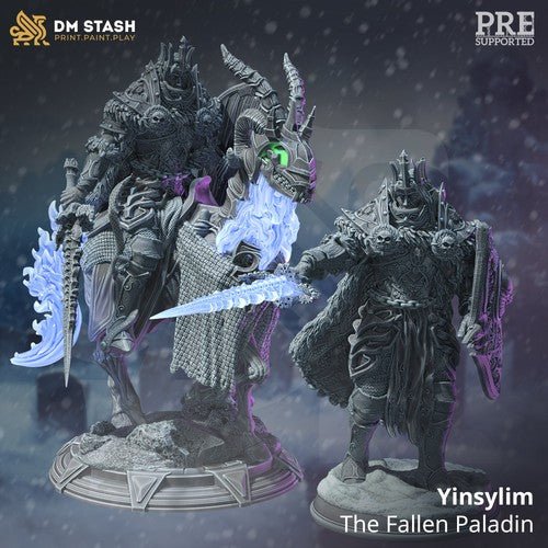 Yinsylim The Fallen Paladin 3D-printed model