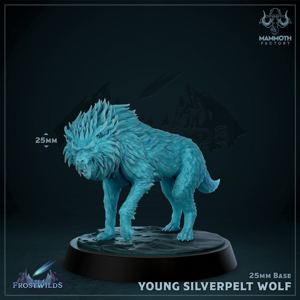 Young Sliverpelt Wolf 3D-printed model