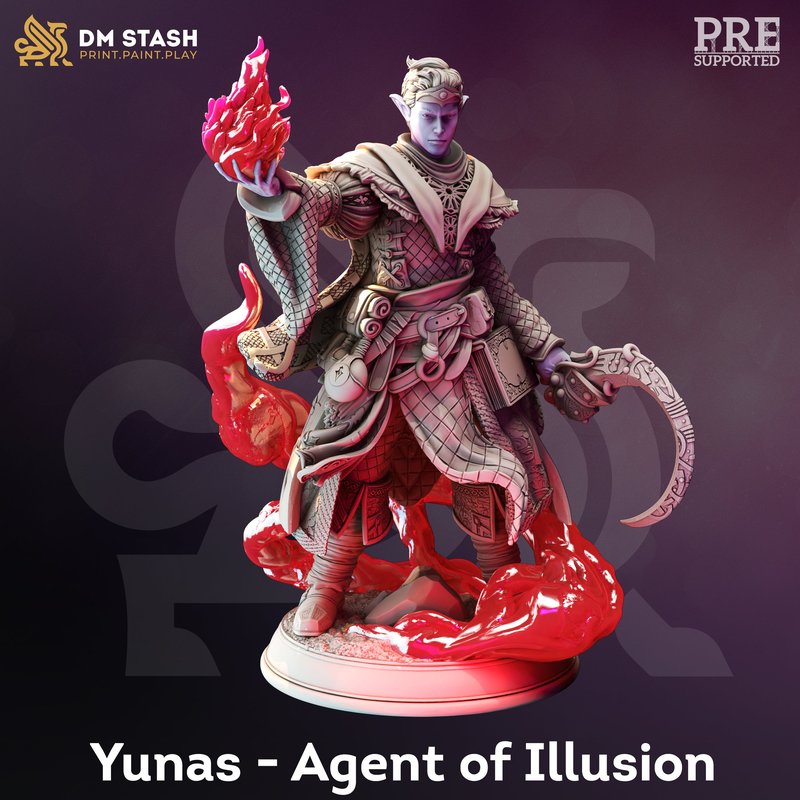 Yunas Agent Of Illusion 3D-printed model