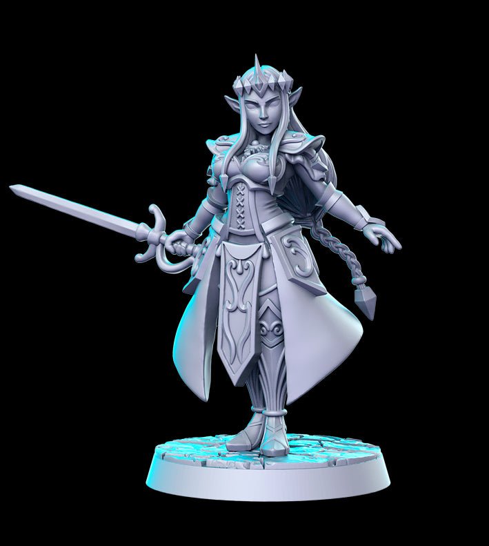 Zalidra Elven Princess 3D-printed model