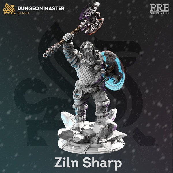 Ziln Sharp 3D-printed model