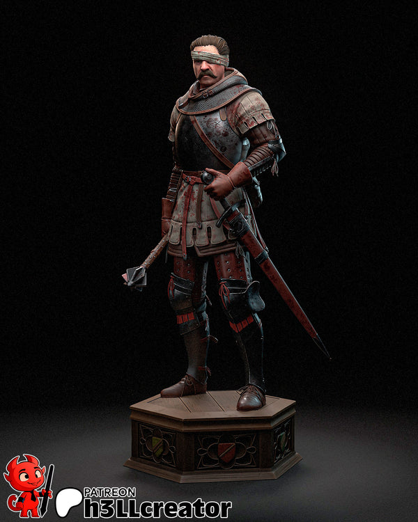 Jan Zizka 3D-printed model