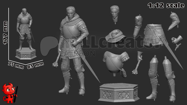 Jan Zizka 3D-printed model
