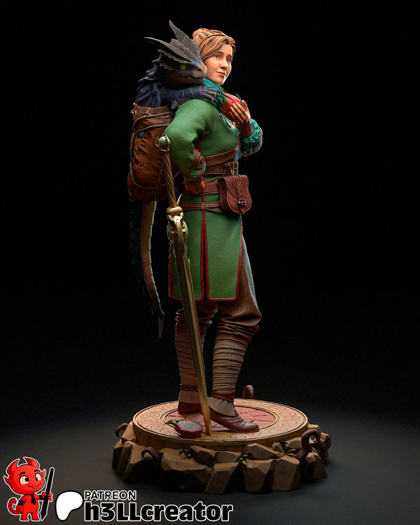 Zoe 3D-printed model