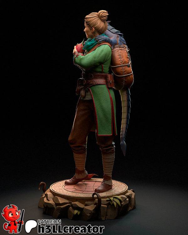 Zoe 3D-printed model