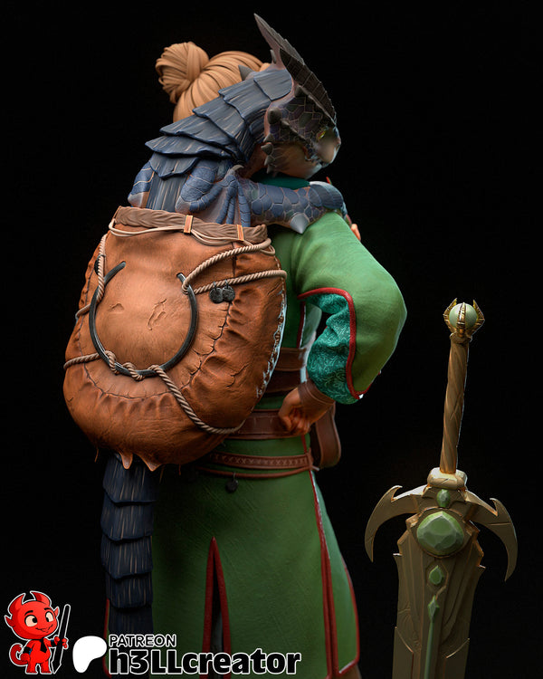 Zoe 3D-printed model