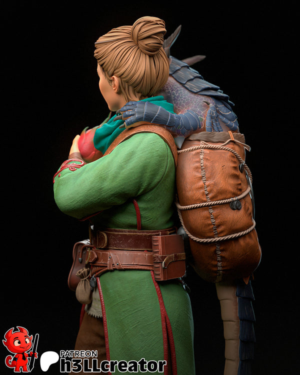 Zoe 3D-printed model