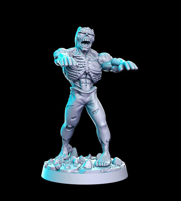 Zombie 3D-printed model