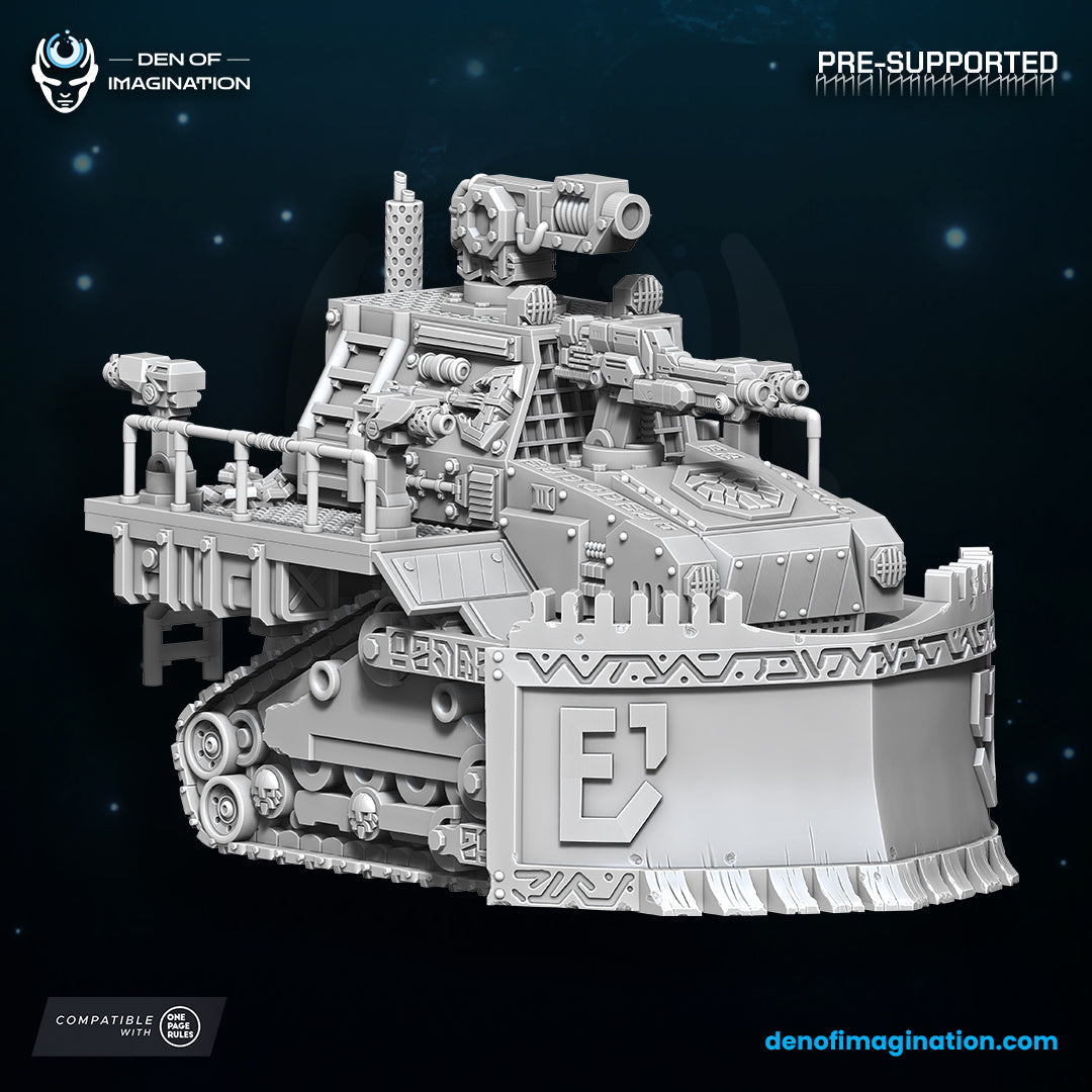 Space Dwarfs - Khazaroth Empire Starforge Bulldozer