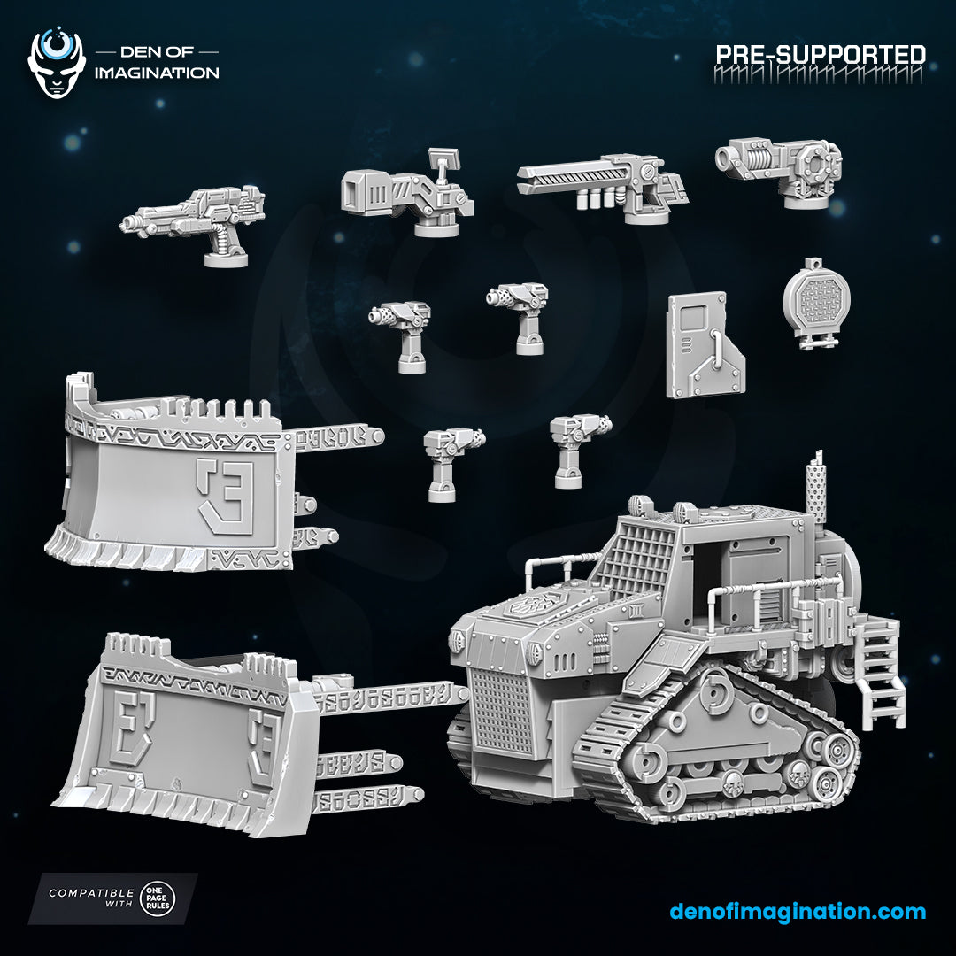 Space Dwarfs - Khazaroth Empire Starforge Bulldozer