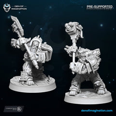 Space Dwarfs - Khazaroth Empire Iron Moles Digmaster