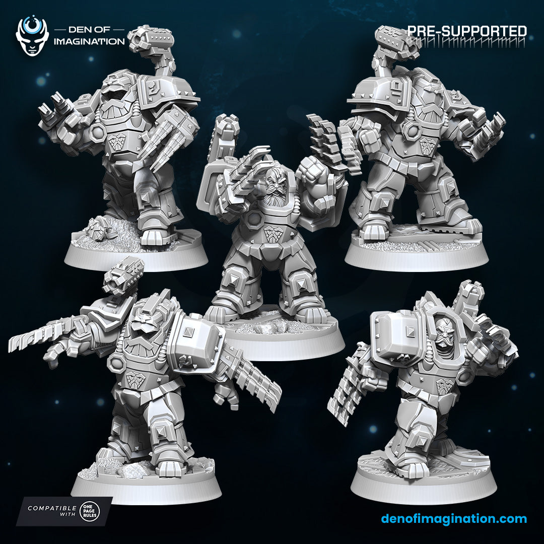 Space Dwarfs - Khazaroth Empire Iron Moles