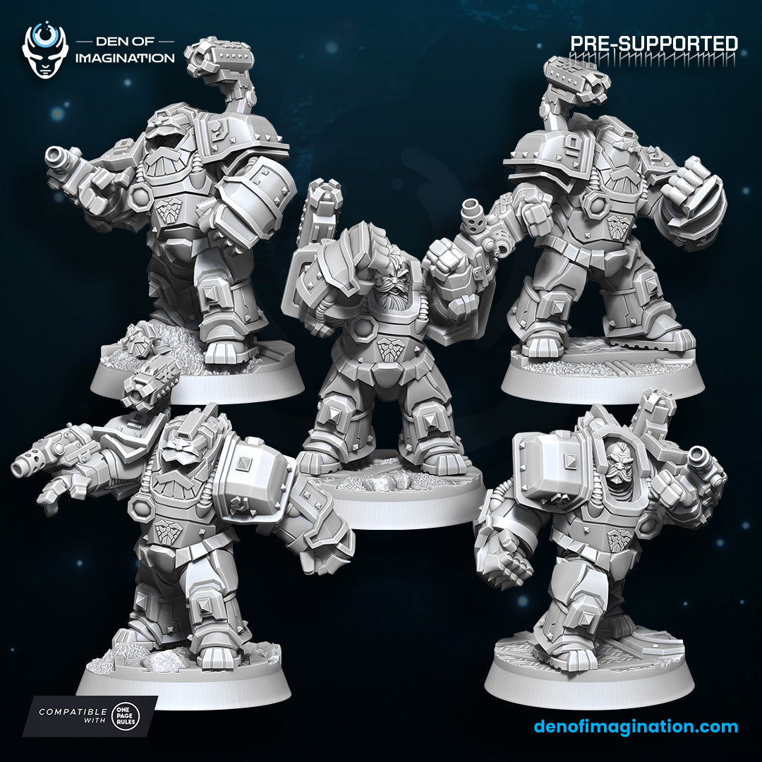 Space Dwarfs - Khazaroth Empire Iron Moles