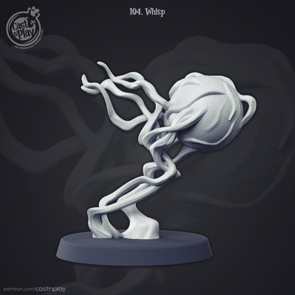 Whisp 3D-printed model