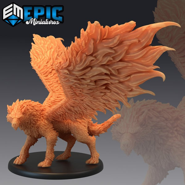 Winged Wolf 3D-printed model