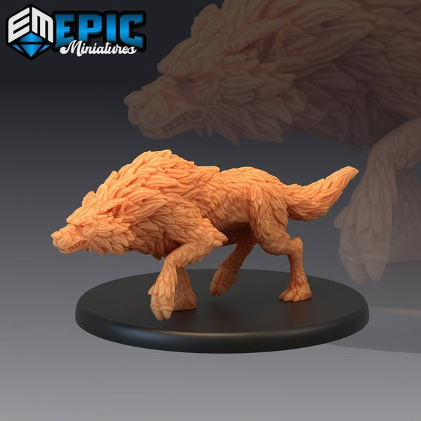 Winter Wolf 3D-printed model