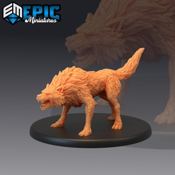 Winter Wolf 3D-printed model